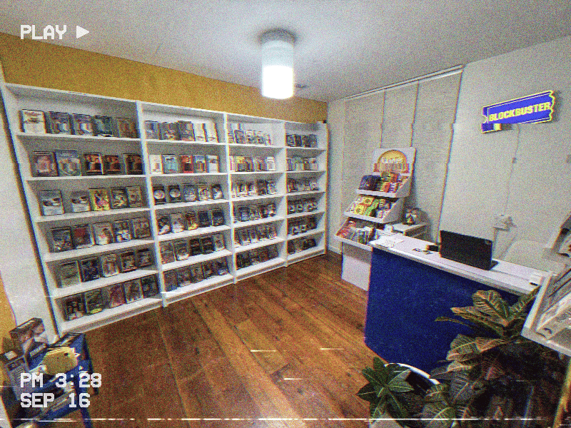 How we turned our home office into a real Blockbuster Video store, using a spreadsheet, ChatGPT, and Figma
